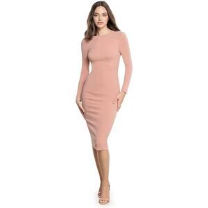 NEW! Dress the Population Size X-Small Emery Blush Dress Scoop Cocktail G4-2